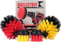 Cleaning Brush Attachments for Cordless Drill - Stiff Bristle Deck Brush - Concrete - Grout Scrub Brush - All Purpose Bathroom Drill Brushes for Cleaning Shower - Bathroom Surfaces - Tub and Tile