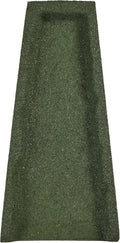 Rubberific 2 Pack Premium Rubber Downspout Splash Block, Rain Guard, Stone Textured Drain Extender (Green)