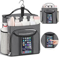 Attmu Mesh Shower Caddy Portable for Dorm College Essentials, Large Capacity Separate Compartment Hanging Toiletry Bag for College Student Camping Gym Travel Essentials (Gray)