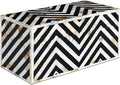 Handicrafts Home Large Decorative Storage Box with Lid– 10x5x5” Coffee Table Organizer, Keepsake-Decorative Boxes for Home Decor, Stylish Decorative Box for Office Décor-Nacre Trance