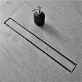 Neodrain 30-Inch Linear Shower Drain with Tile Insert Grate,Brushed 304 Stainless Steel Rectangle Shower Floor Drain, Linear Drain with Leveling Feet, Hair Strainer