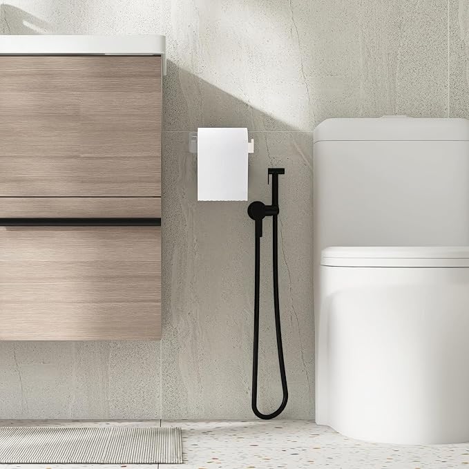 Toilet Paper Holder Self Adhesive, Toilet Paper Roll Holder No-Drill for Bathroom, Washroom,SUS 304 Stainless Steel,Adhesive Tissue Holder