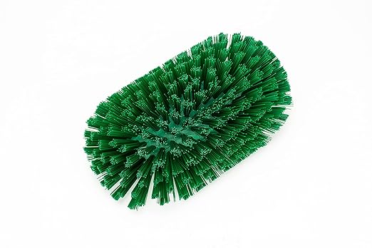 SPARTA Tank and Kettle Scrub Brush Heavy-Duty Tile Brush, Color-Coded and Handle Compatible (Sold Separately) for Optimal Access In Spacious Containers, Plastic, 5.5 X 9.5 Inches, Green
