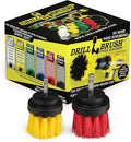 Cleaning Supplies - Drill Brush - Grout Cleaner - 2-inch Long Bristle Spin Brush Set - Bird Bath - Gnome - Scrubber - Bathroom Accessories - Shower Curtain - Bath Mat - Shower Cleaner - Rust - Calcium