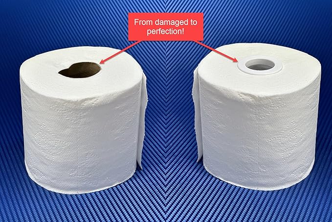 ParaBellum Designs TP Glide Roller – Friction-Free Insert for Smooth Bathroom Use – Made in USA (1-Pack)