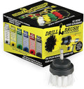 Cleaning Supplies - Scrub Brush - Car Detailing Products - Detailing Brush - Wheel Brush - Carpet Cleaner - Upholstery Cleaner - Drill Brush - Soft Bristle Brush - Aluminum - Car Cleaning Detail Brush