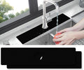 Kitchen Sink Splash Guard Faucet Mat -2 PC Super Absorbent Fast Drying Mat Sink Gadgets-Splash Guard Behind Faucet Drip Catcher for Kitchen(23.5" X 5.5" )