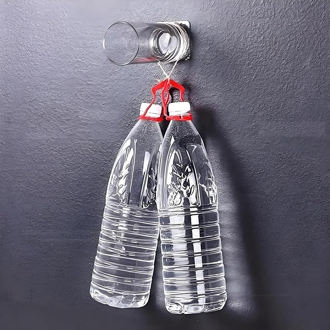 10Pcs Transparent Wall Mounted Replacement Sticky Pads for Kitchen Bathroom Shower Caddy Organizer Rack Holder Nail Free Adhesive Hooks Bathroom Accessories (Double-Sided Sticker)