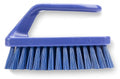 SPARTA Scrub Brush with Iron Shaped Handle and Stiff Bristles, Heavy Duty Scrubber Brush for Kitchen, Bathroom, Shower, Tile, Sink, Carpet and Bakepans, Polypropylene, 6 Inches, Blue