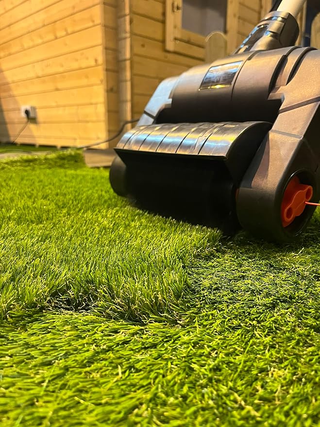Forever Green Lawns Artificial Turf Cleaning Power Brush, Edge to Edge Cleaning, Patios, Driveways, Turf & Decking