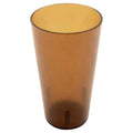 G.E.T. 6632-1-A-EC Heavy-Duty Plastic Restaurant Tumblers, 32 Ounce, Amber (Set of 4)