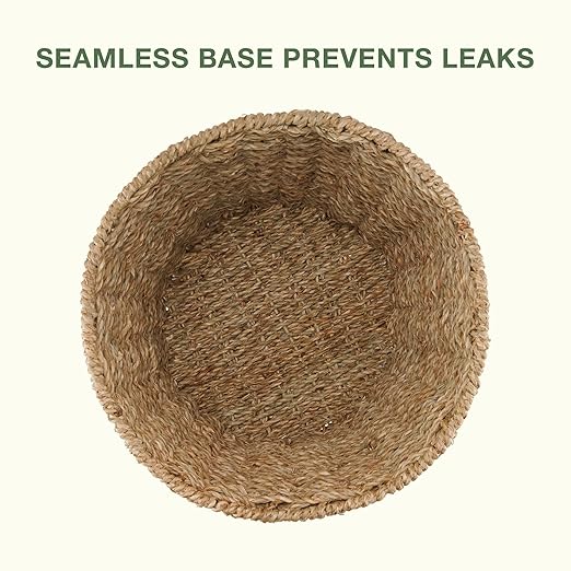 2-Pack Seagrass Waste Baskets