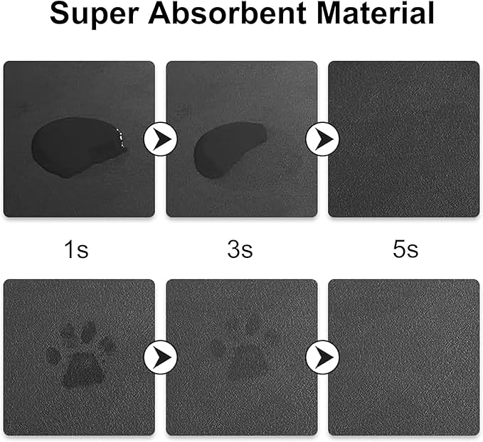 Kitchen Sink Splash Guard Faucet Mat -1 PC Super Absorbent Fast Drying Mat Sink Gadgets-Splash Guard Behind Faucet Drip Catcher for Kitchen, Bathroom,Sink Mat, Dish Drying Mat, Bathroom(15" X 5.5" )