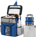 Portable Shower Caddy for Dorm Room Essentials, Foldable Mesh Shower Bag for College, Large Capacity Toiletry Bag Tote Bag Shower Caddy Portable for Student Boy Girl Bath Essentials (Blue)