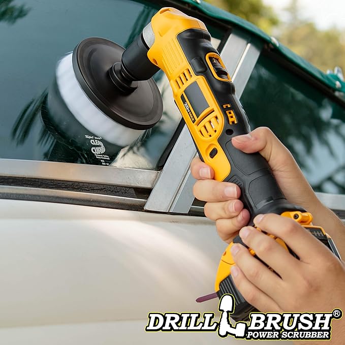Drill Powered Upholstery Scrub Brush