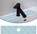 Winter Fir Tree Faucet Mat for Kitchen Sink Fir Trees Bushes Snow, Soft Diatom Mud Material, Strong Water Absorption, Non-slip, Easy to Clean for Bathroom, Kitchen 23.5"X5.5"