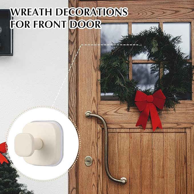 Suction Cup Hooks for Shower - Reusable No-Drill Mounting - Hooks for Towels, Robes & Loofah on Metal, Glass, Mirrors, Tile & Smooth Non-Porous Surfaces (2, Milk White)
