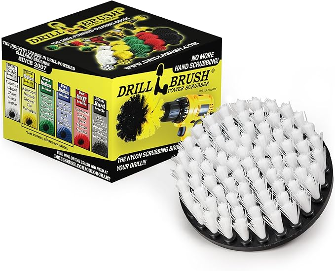 Drill Powered Upholstery Scrub Brush