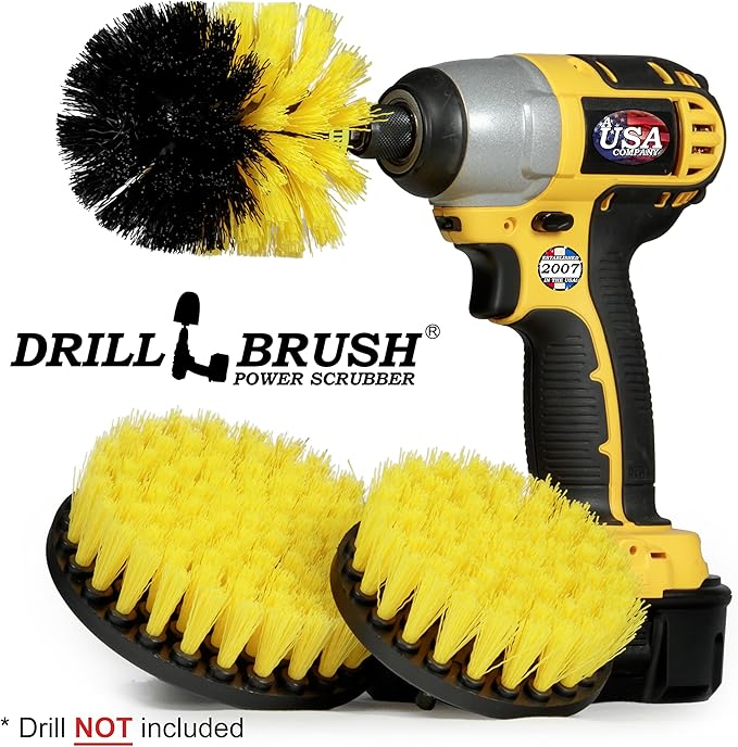 Tile and Grout Drill Brush Cordless Drill Power Scrubber
