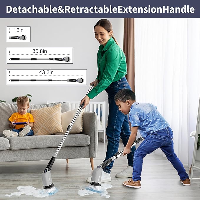 YKYI Electric Spin Scrubbe(Off Grey)