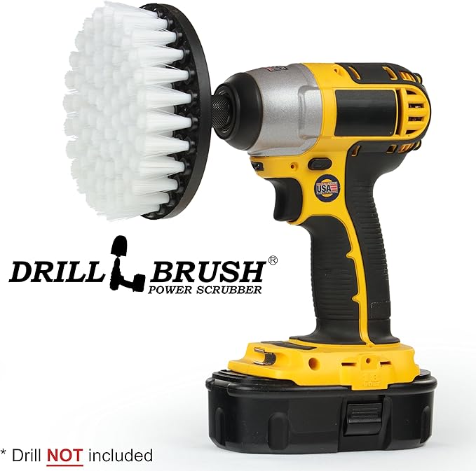 Drill Powered Upholstery Scrub Brush