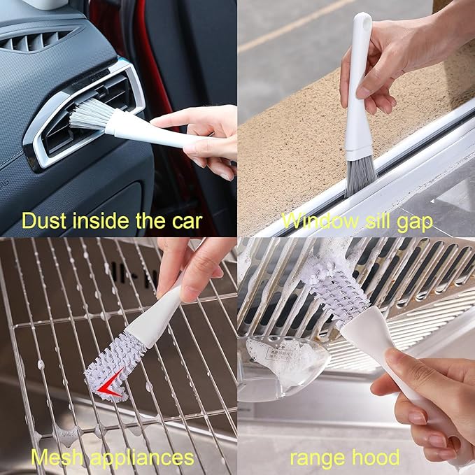 23Pcs Household Cleaning Tools Set with Crevice Cleaning Brush, Bottle Brush, Straw Cleaner Brush, Scrub Brush, Small Cleaning Brush, Wire Brushes, Dust Pan and Brush Set, Hand Broom, Sink Brush
