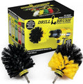 Power Spinning Nylon Bath and Shower Cleaning Brush Combo
