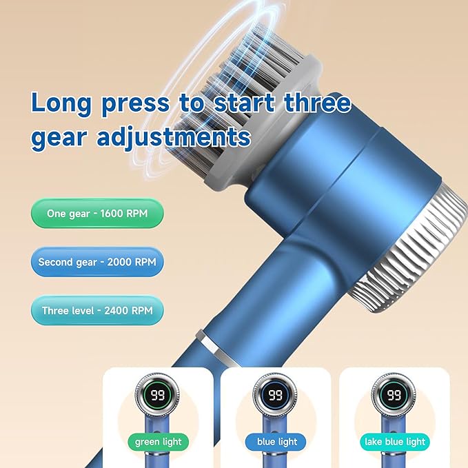 Electric Bathroom Scrubbing Brush - Rechargeable Spin Scrubber for Bathtub, Shower, & Tiles, Handheld & Easy to Use.
