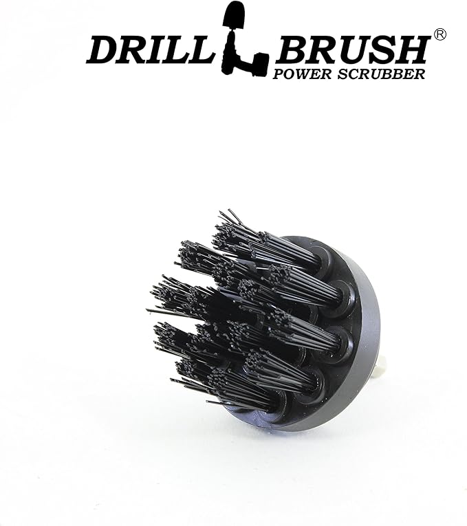 Cleaning Supplies BBQ Grill Brush - Cordless Drill Spin Brush Grill Cleaner - Rust Remover - Household Cleaning Tool for Backyard Accessories - Industrial Cleaning Grade Scrubbing Brush - Nylon Brush