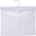 Portable Mesh Pocket with Rotatable Hanger, Quick Dry Serial Type Bath Storage Organizers for Travel, Camper, RV, Gym, Cruise, Cabin, College Dorm Shower(White)
