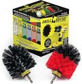 Original Drillbrush Power Scrubber Two Brush Kit in Stiff and Ultra Stiff