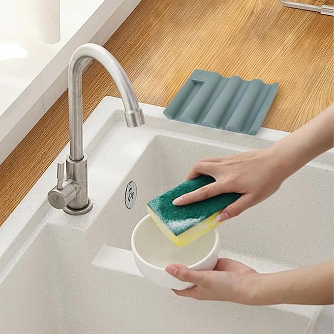 Soap Dish for Shower, Bathroom & Kitchen – Non-Slip, Self-Draining Design to Keep Soap Dry, Extend Soap Life – Easy to Clean, Compact & Durable (Green, 2 pcs)