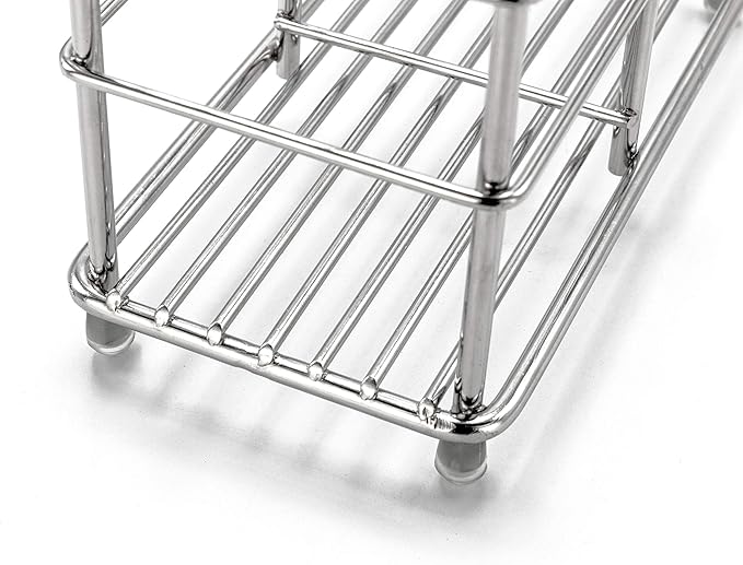 Brookstone Minimalistic Toothbrush Holder for Bathroom, Holds Regular & Electric Brushes, Anti-Rust Stainless Steel Constructions, Quick Dry Open-Air Ventilated Design. Bonus: 5 Protective Covers