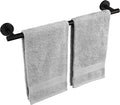 KES 17.3-Inch Towel Bar for Bathroom, Hand Towel Holder, Bathroom Towel Rack Wall Mount SUS304 Stainless Steel Matte Black, Total Length 19.7 Inch, A2000S50B-BK
