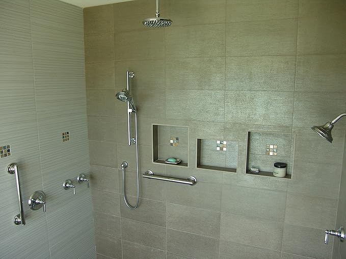 USA - Ready for Tile Niche Preformed Bathroom Recess It Shower Shampoo Shelf (14" X 14")