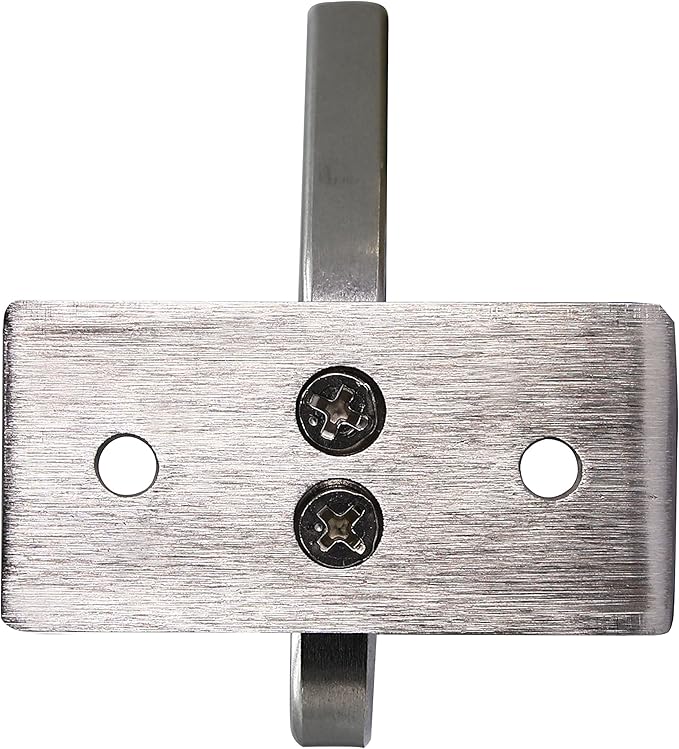 WEBI Heavy Duty Stainless Steel 304 Hook Rail Coat Rack, Great Home Storage & Organization for Bedroom, Bathroom, Foyers, Hallways, 1 Hook