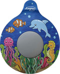 Bathtub Stopper Tub Drain Plug Stopper, Adorable Universal Silicone Bath Drain Cover, Beautiful Coral Reef Illustration, Kids Tots Babies Gift