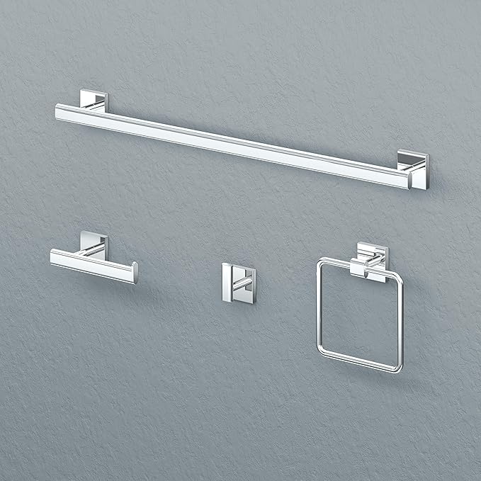 Gatco 4055 Elevate Robe Hook, Chrome, Single Hook, 1 Count (Pack of 1)