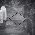 Square Shower Drain with Removable Tile Insert Grate, 6-Inch, Brushed 304 Stainless Steel, Includes Hair Strainer CUPC Certified,MUYEDRAIN