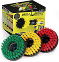 Drill Brush - Bathroom Accessories - Shower Cleaner - Large Spin Brush Multi-Purpose Cleaning Kit - Deck Brush - Bird Bath - Kitchen Tools - soap scum, Hard Water, Mineral deposits, Calcium, Rust