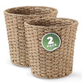 2-Pack Seagrass Waste Baskets