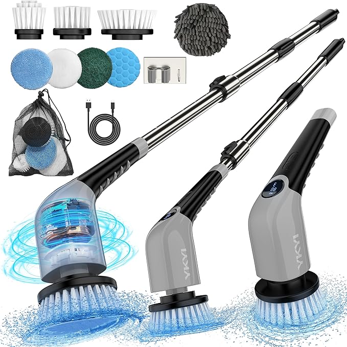 YKYI Electric Spin Scrubbe(Off Grey)