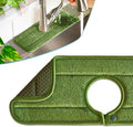 The Original Ternal Sinkmat Drip Catcher & Splash Guard, Faucet Mat for Sinks – Absorbent Microfiber, Machine Washable Counter Protector & Drying Mat for Kitchen, Bathroom or RV [Moss Green]